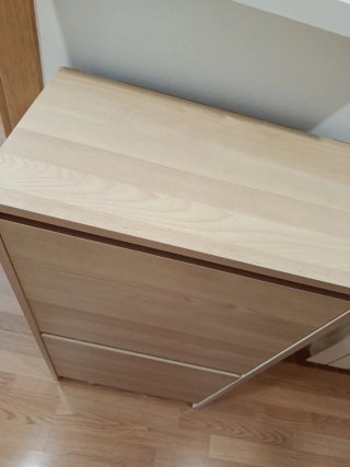 Zapatero 2 estantes madera