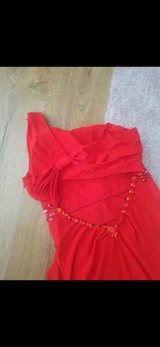 Vestido largo rojo para evento