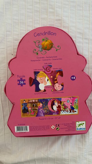 Puzzle Djeco Cenicienta 36 piezas