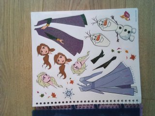 Libro Frozen para colorear con pegatinas