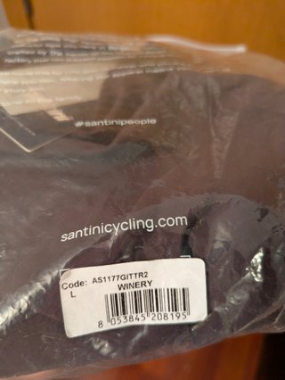 NUEVO Culote SANTINI GITEVO TR2 talla L