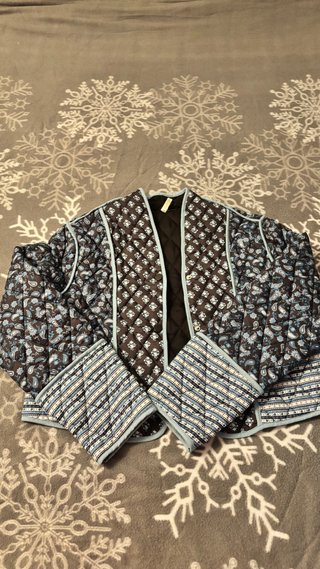 Chaqueta Boho Acolchada Paisley