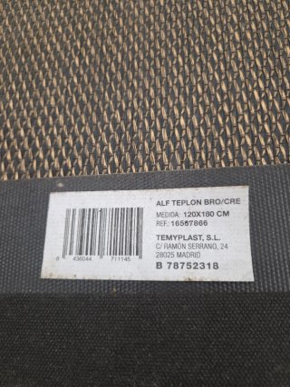 Alfombra exterior/interior pvc Teplon 120x180cm