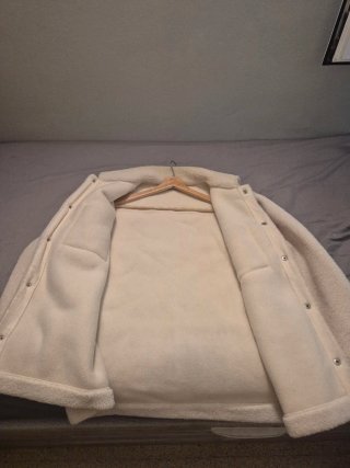 Chaqueta Zara borreguillo Beige XL
