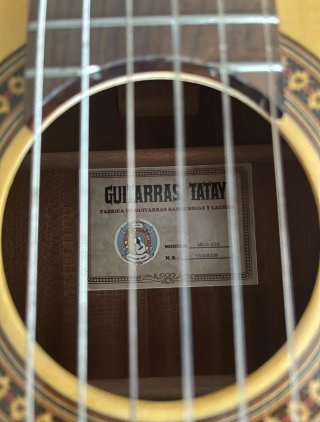 Guitarra Clásica Amarilla Vicente tatay