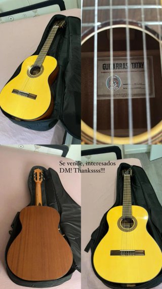 Guitarra Clásica Amarilla Vicente tatay