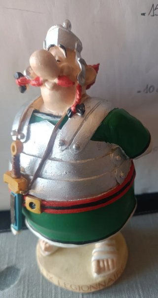 Figura resina Obélix legionario 32 Atlas Plastoy