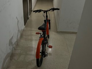 Bicicleta infantil 7-8 años naranja