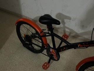 Bicicleta infantil 7-8 años naranja