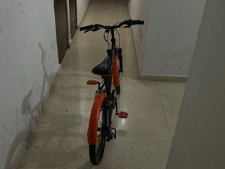 Bicicleta infantil 7-8 años naranja