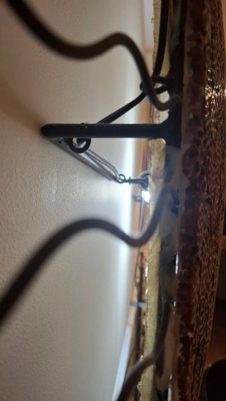 Lámpara de pared Sol de cristal y metal