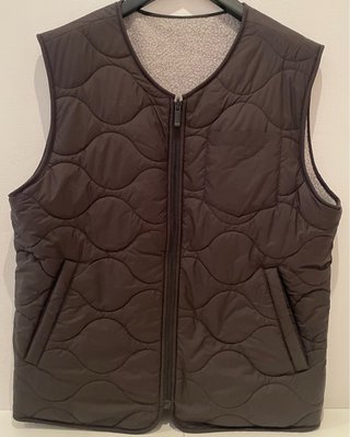 Chaleco acolchado Massimo Dutti negro T. L