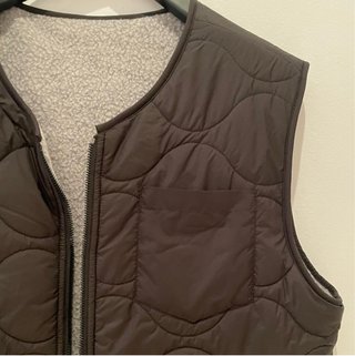 Chaleco acolchado Massimo Dutti negro T. L
