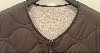 Chaleco acolchado Massimo Dutti negro T. L