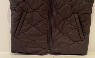 Chaleco acolchado Massimo Dutti negro T. L