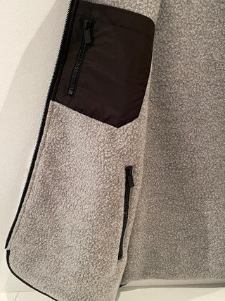 Chaleco acolchado Massimo Dutti negro T. L