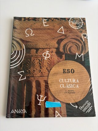 Cultura Clásica libro 2 eso anaya