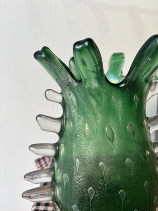 Jarrón Murano Vintage Bullicante 22cm