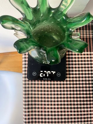 Jarrón Murano Vintage Bullicante 22cm