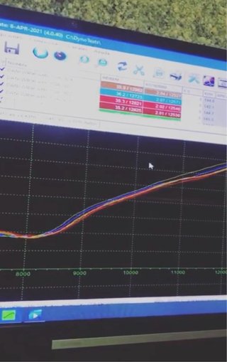 Motor Bidalot 96 preparado por tgr con grafica
