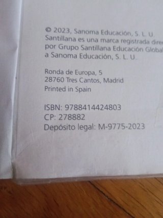Libro de texto.