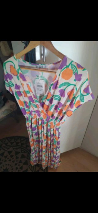 Vestido largo estampado floral INSIDE talla M