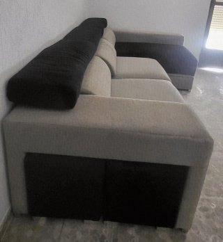 Chaiselongue 3 plazas convertible en cama