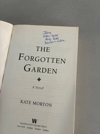 The Forgotten Garden A Novel