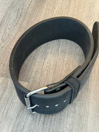 Cinturón de powerlifting negro