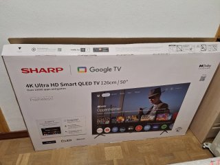 TV Sharp 50 4K QLED Google TV