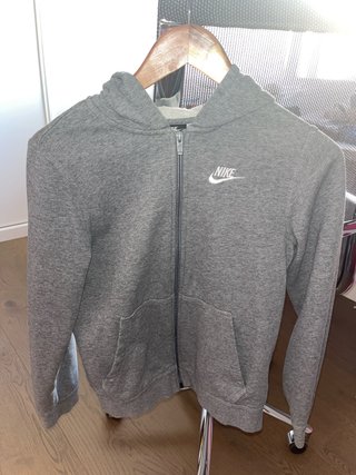 Sudadera con capucha gris Nike