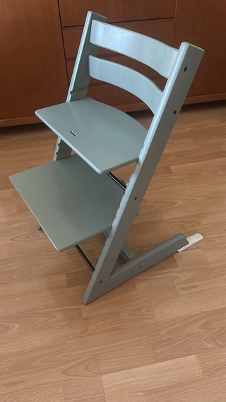 Silla Stokke Tripp Trapp Madera verde/Gris