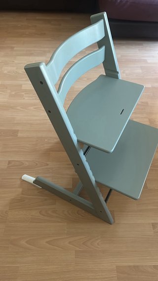 Silla Stokke Tripp Trapp Madera verde/Gris