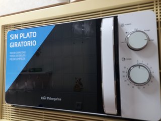 Microondas Orbegozo SIN PLATO GIRATORIO