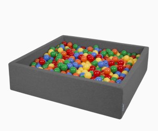 KiddyMoon Piscina de Bolas 120x30cm