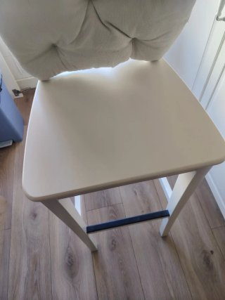 2 Sillas Altas Barra Cocina Blancas