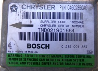 Centralita airbag chrysler 0285001357 300 m 102252