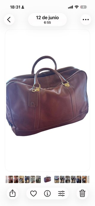 Maleta de piel Loewe