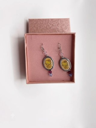 Pendientes Hello Kitty Ovalados