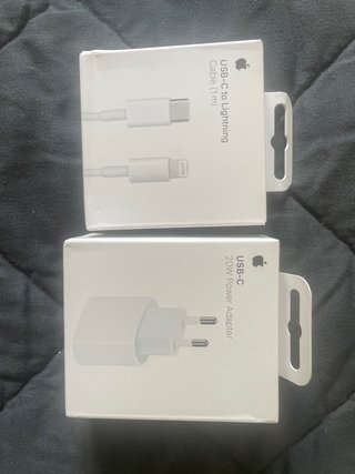 Apple Cargador USB-C 20W y Cable USB-C a Lightning