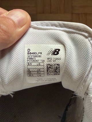 Scarpe New Balance bianche uomo/donna