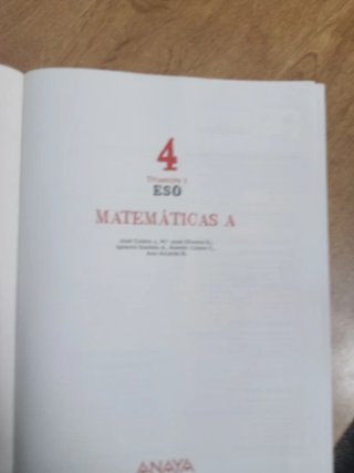Libro matemáticas