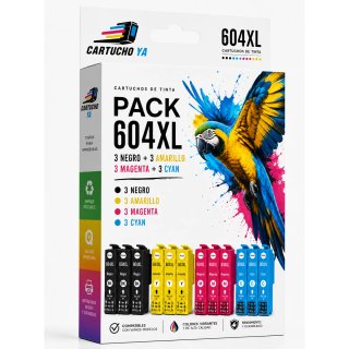 Pack 6 cartuchos compatibles Epson 604XL nuevos