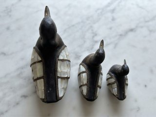Set 3 Anatre Decorative Vintage Legno Madreperla