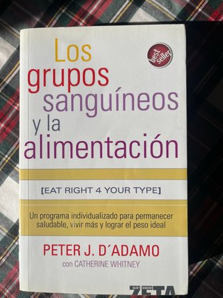 Libro: Los grupos sanguíneos y la alimentación