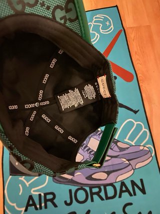 Gorra Gucci GG Verde y Negra