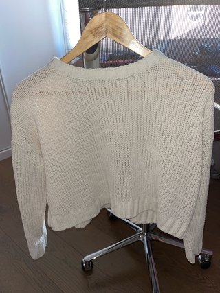 Jersey beige tejido