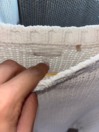 Jersey beige tejido