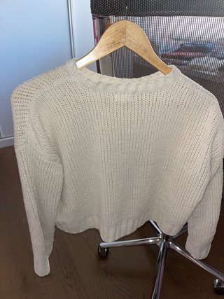 Jersey beige tejido
