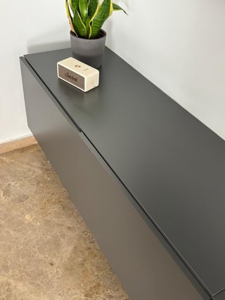 Mueble TV Ikea Besta Gris